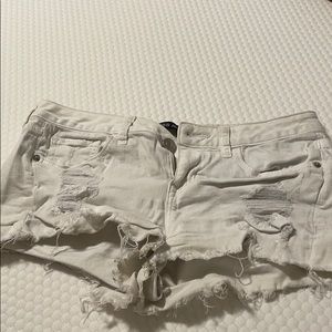 White express Daisy Duke shorts